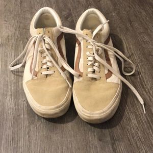 Vans neutral suede sneakers
